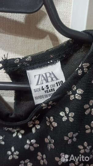 Платье Zara 4-5 лет