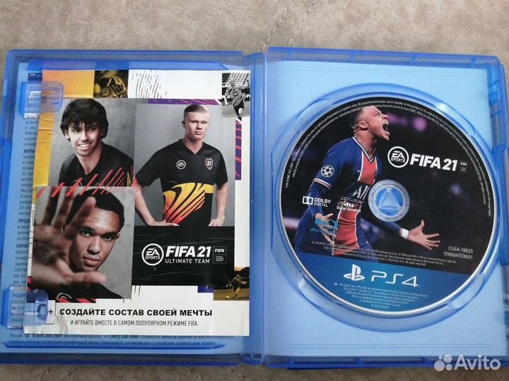 Игра для приставки ps4 FIFA 21