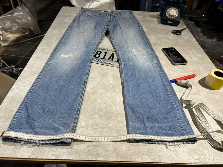 Джинсы levis 506 31 34 distressed