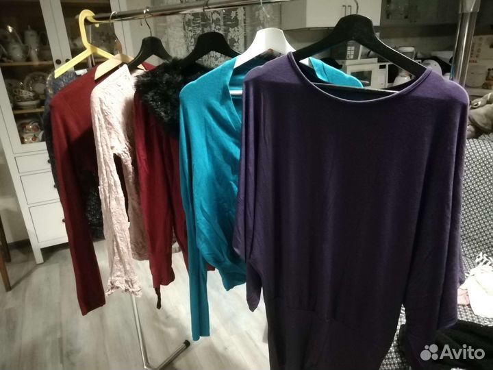 Женские кофты, блузки 52 размера. Пакеты