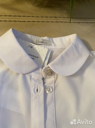 Блузка школьная новая д/д р.122-128