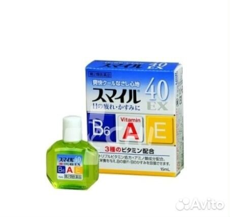 Капли для глаз Smile 40 EX Cool / Lion / Япония