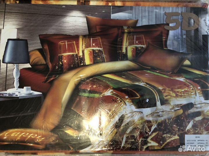 Постельное белье бамбук Евро