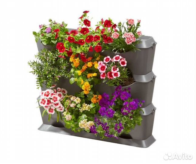 Клумба многоярусная для вертикального озеленения
