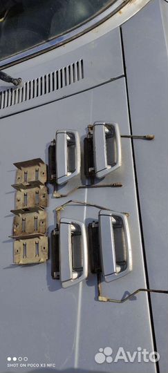 Ручки дверей Волга 3102 31105 комплект Серебристые