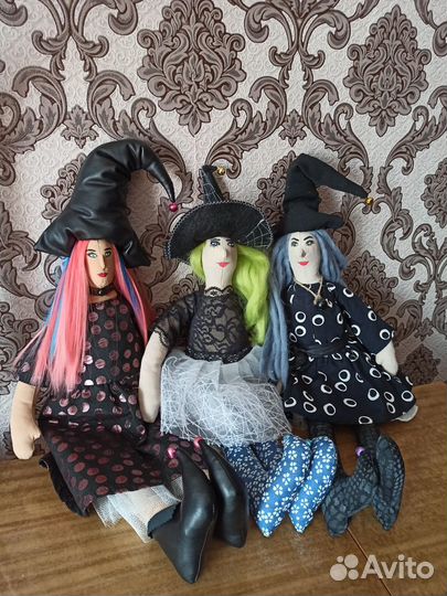 Интерьерные текстил.куклы Стэфа, Стелла, Сабрина