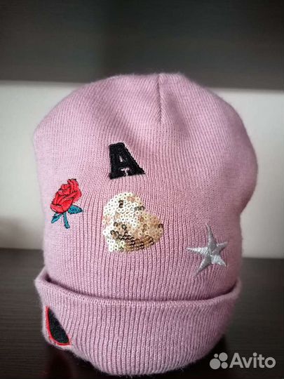 Шапка женская вязаная р. 55-57 в ассортименте