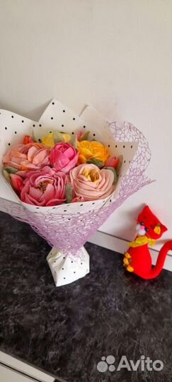 Букет из зефира к 1 сентября.Букет учителю