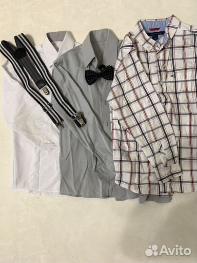 Рубашки на мальчика 122 128
