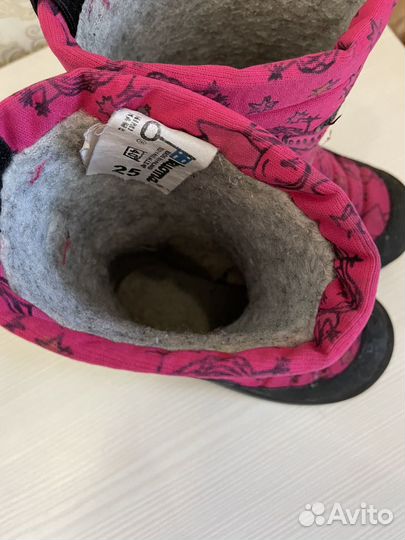 Сапоги kuoma для девочки 25 размер