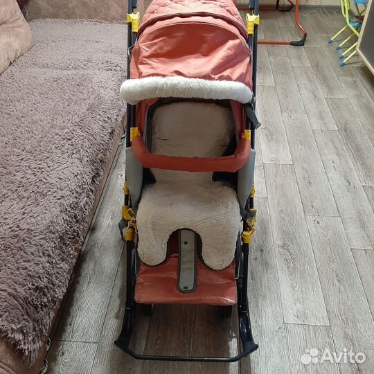 Детские санки коляска