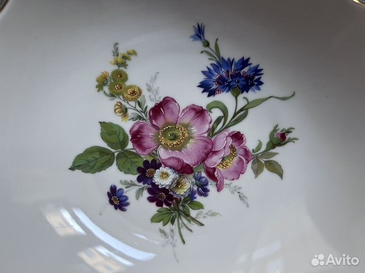 Салатник немецкий фарфор Keiser Винтаж ГДР