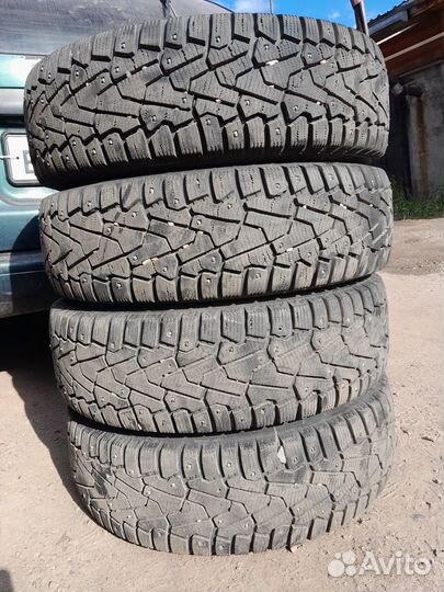 Колеса в сборе шипы R 14*100