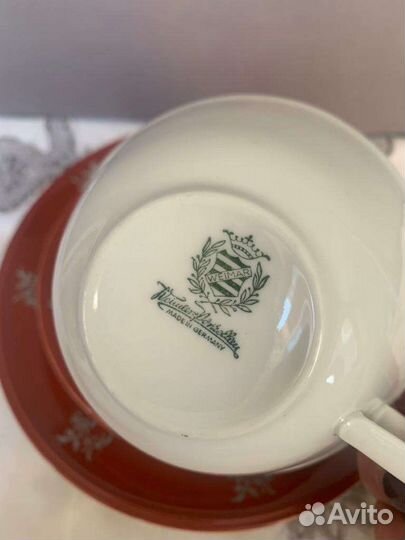 Антиквариат Чайное винтажное трио Weimar