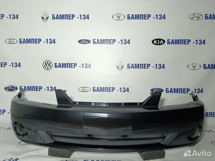 Бампер передний kia spectra черный жемчуг 2Z