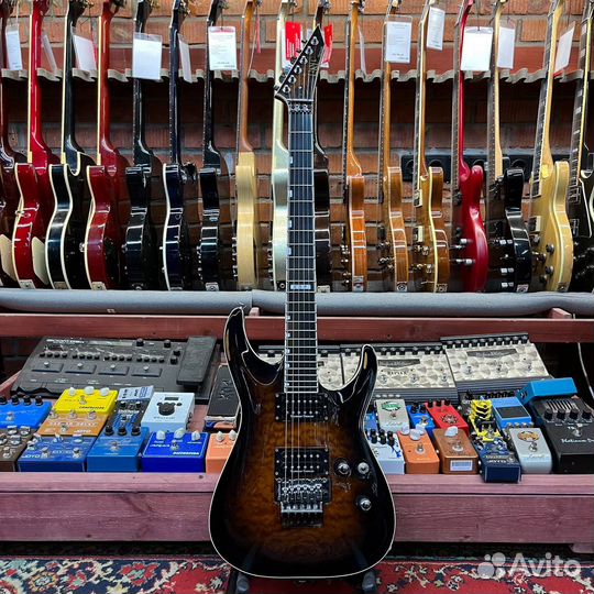 Электрогитара ESP Horizon FR-II HH Dark Brown Sunb