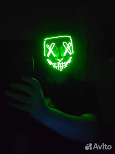 Маска убийцы из триллера 