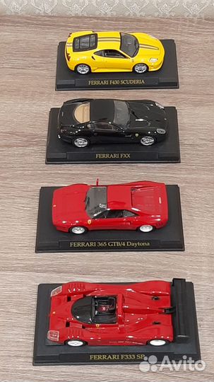 Коллекционные машинки Ferrari