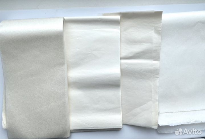 Бумага для папильоток, резинки, ножницы