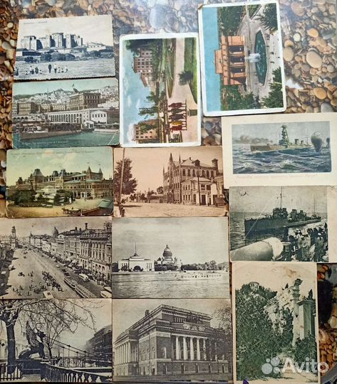 Старинные открытки -виды городов