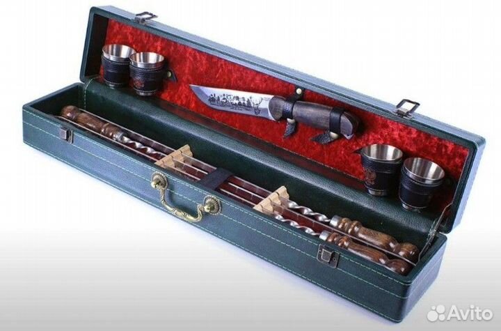 Подарочный набор шампуров для мужчин