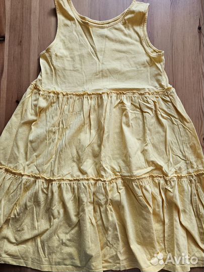 Платье их хлопка, рост 122-128см