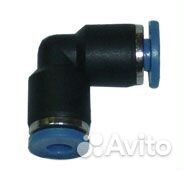 Фитинг угольник д. 4*4 пвх