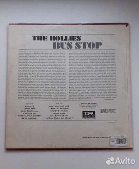 Виниловая пластинка The Hollies 