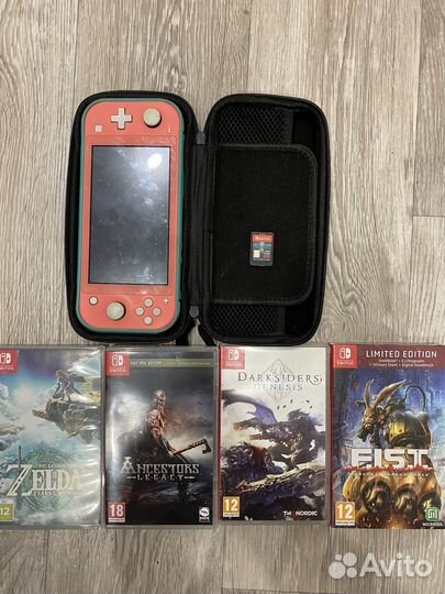 Nintendo switch lite с играми