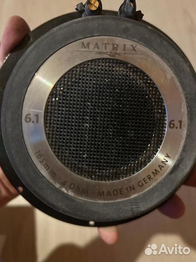 Трехкомпонентная акустика brax matrix