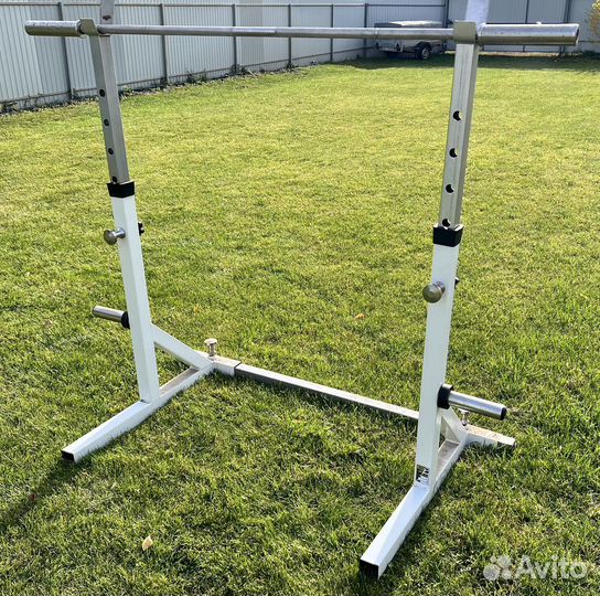 Стойка для штанги + скамья