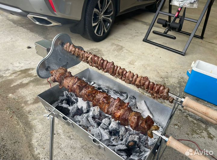 Мангал автоматический угольный