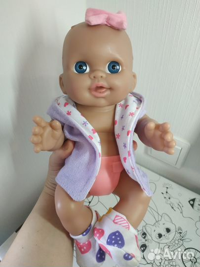 Кукла Пупсик в ванне