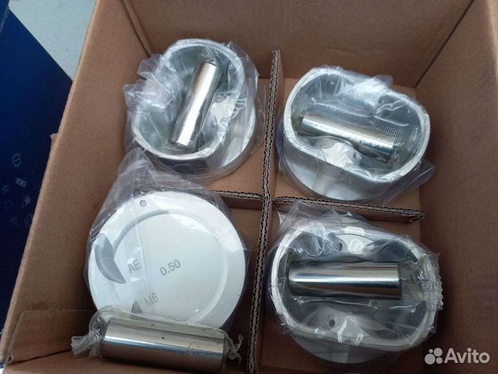 Hyundai Solaris Kia Rio 3 ремонтные поршня с кольц