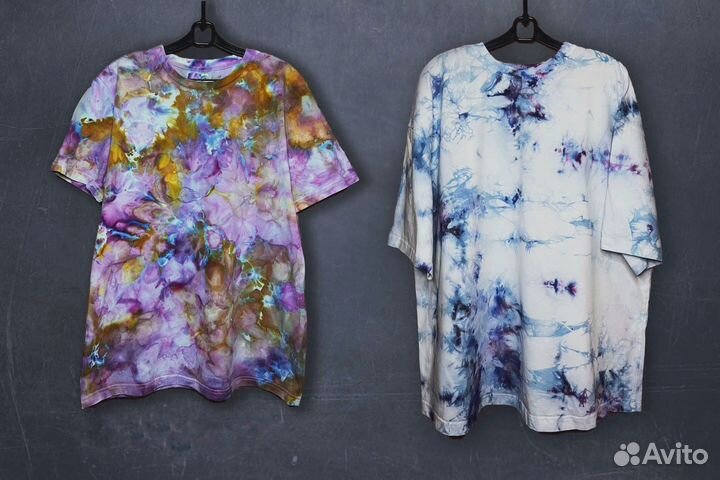 Ручная роспись и тай дай окрашивание