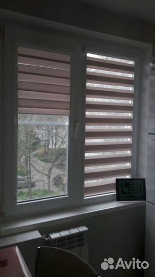 Рулонные шторы день ночь зебра U280P-Q98547