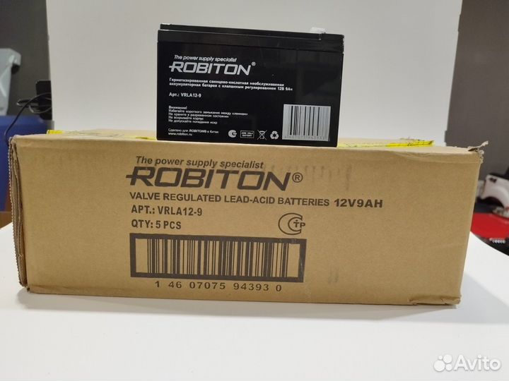 Аккумулятор robiton vrla12-9