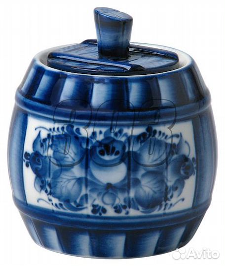 Медовница Гжель Бочонок (малая) (31097)