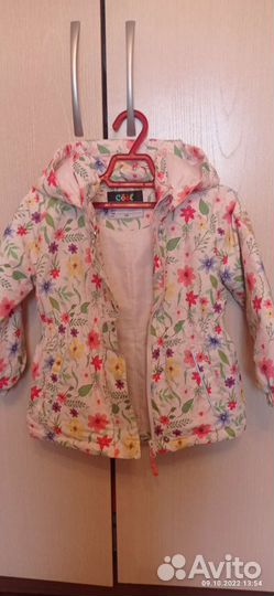 Куртка демисезонная для девочки 110