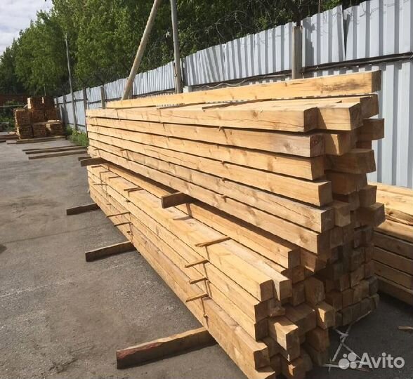 Строганный брус камерная сушка 90х90х6000мм, сосна