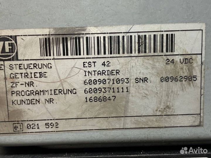 Блок управления ретардером DAF 95XF 1686847