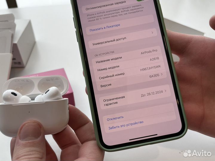 Airpods pro 2 USB-C + чехол