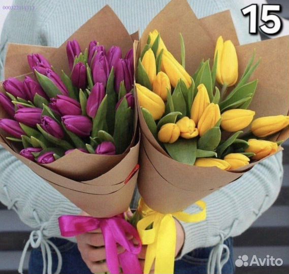 Букеты из тюльпанов (Арт.74066)