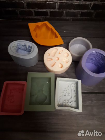 Силиконовые формы для мыла (35 шт)