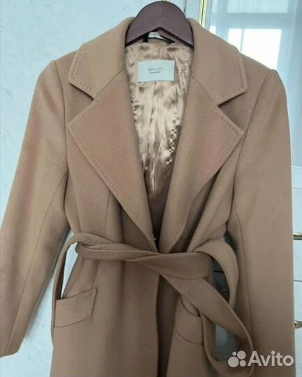 Пальто женское 42 44 бежевое