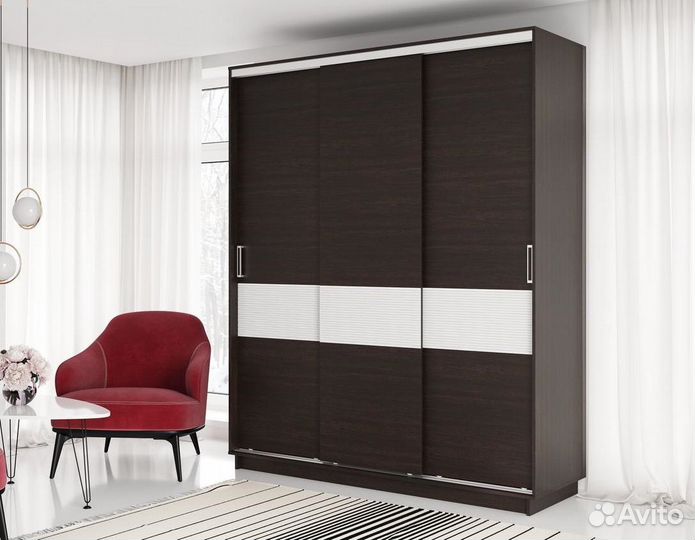 Шкаф-купе Симпл 3-дверный