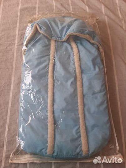 Зимний конверт в коляску на овчине