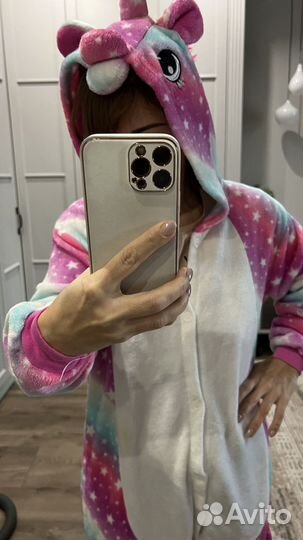 Пижама кигуруми единорог