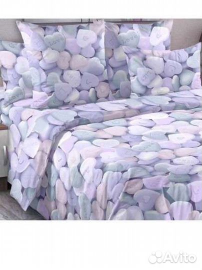 Белье постельное 2 спальное с евро простынёй