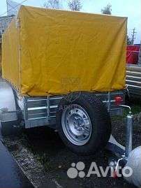 Запасное колесо прицепа мзса 165R13С в сборе